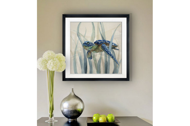 Pei Turtle in Seagrass II - Print