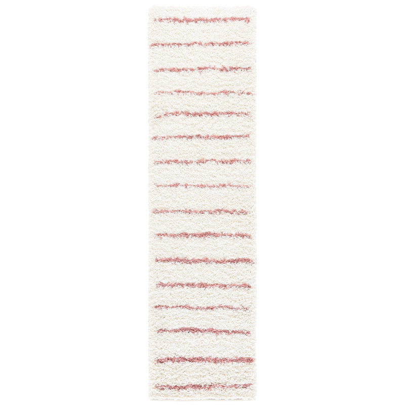 Glenburn Shag 600 Performance Striped Rug, Runner 2'2" x 8'