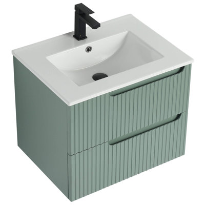 Meuble-lavabo moderne avec façades de tiroirs Citiscape