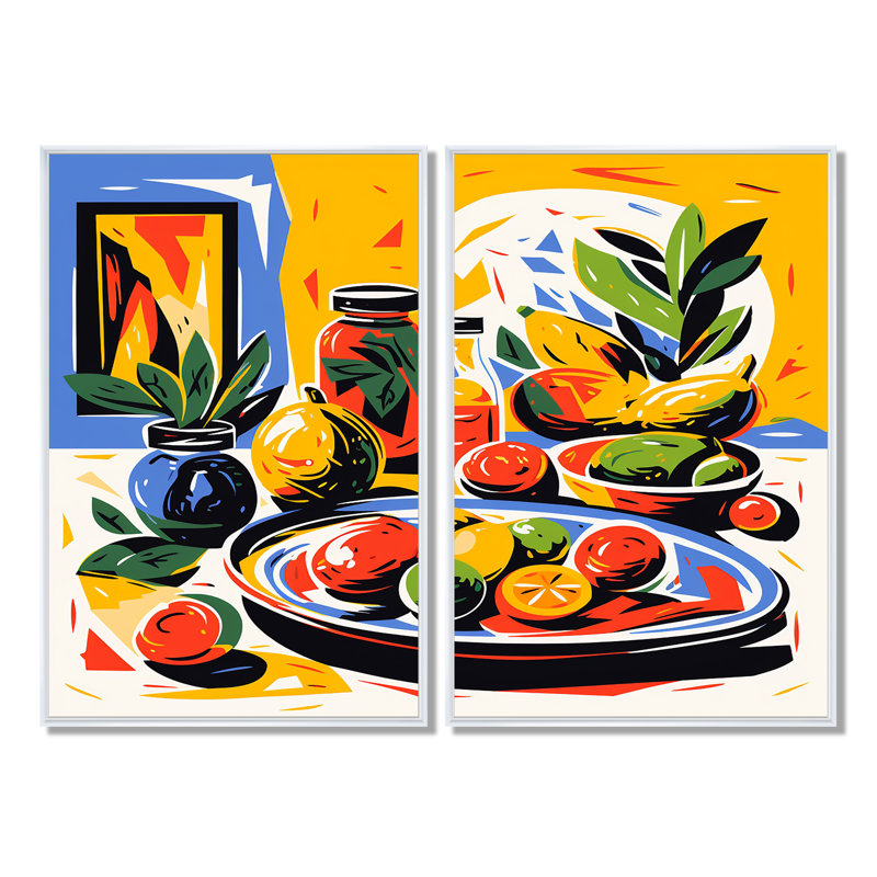 Impression sur toile Guacamole, H 36 po x l 48 po, Impression encadrée flottante, Blanc