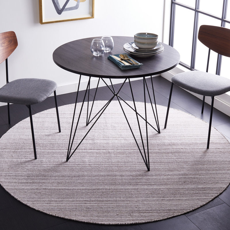 Kilim Flat Weave Performance Rug, Round 6'