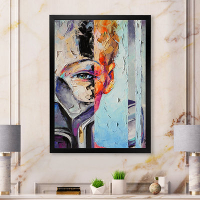 «Steam Punk Woman Collage II», œuvre d'art moderne sur toile