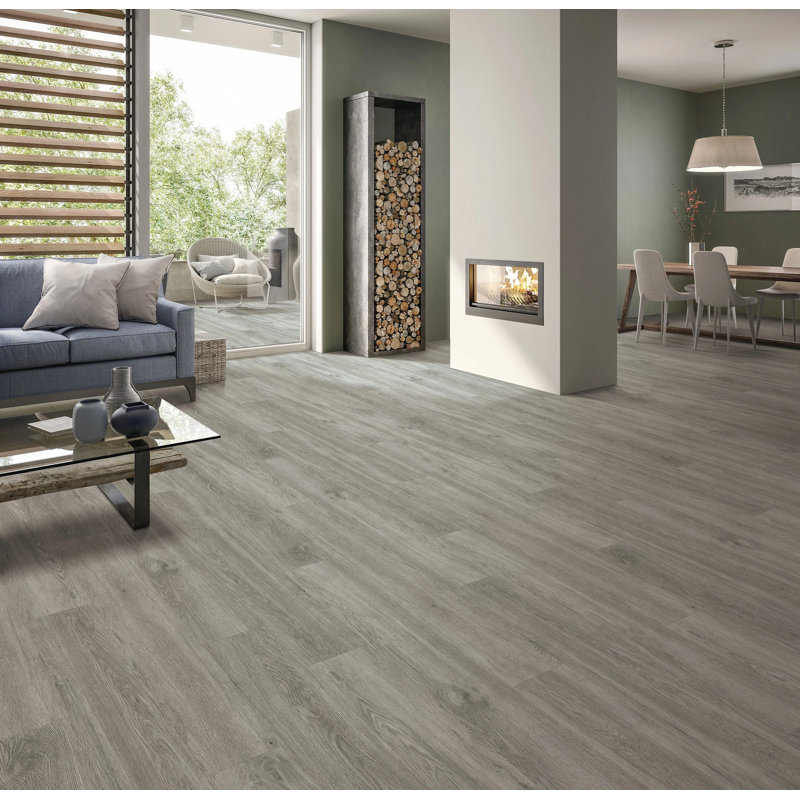 Plancher de vinyle rigide à noyau rigide 7 po x 48 po x 6 mm Selectstep, Cannon