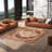 Chemesh Rectangle Area Rug with Non-Slip Backing-713178844-713138785