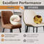 Ensemble de 4 tabourets de bar, tabourets de bar à hauteur de comptoir avec dossier, tabourets de cuisine rembourrés modernes-97677907-97677906
