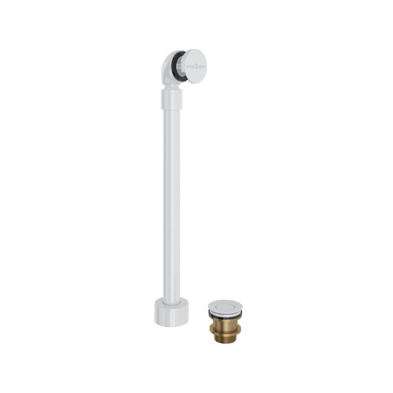 Freestanding Leg Tub Drain, White