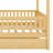 Wooden House Bed With Trundle
