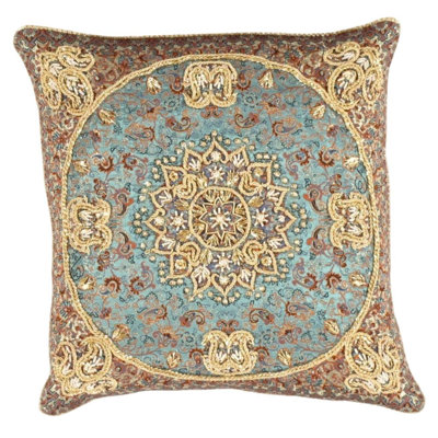 Oriental Square Pillow Cover & Insert