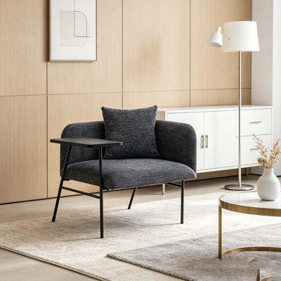 Fauteuil de détente Lounge avec petite table et coussin de dossier
