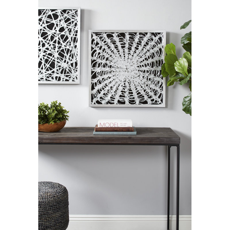 Modern Abstract Wall Decor on Ceramic