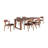 Levata Drop Leaf Solid Wood Dining Set