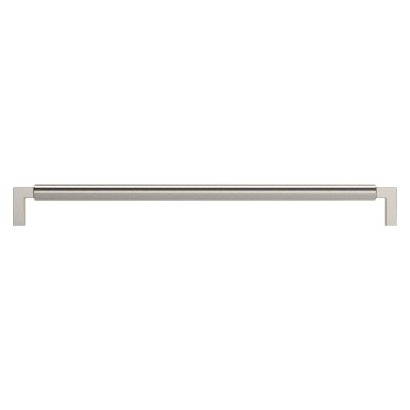 12" Satin Nickel Solid Brass Appliance Pull with Mounting Hardware