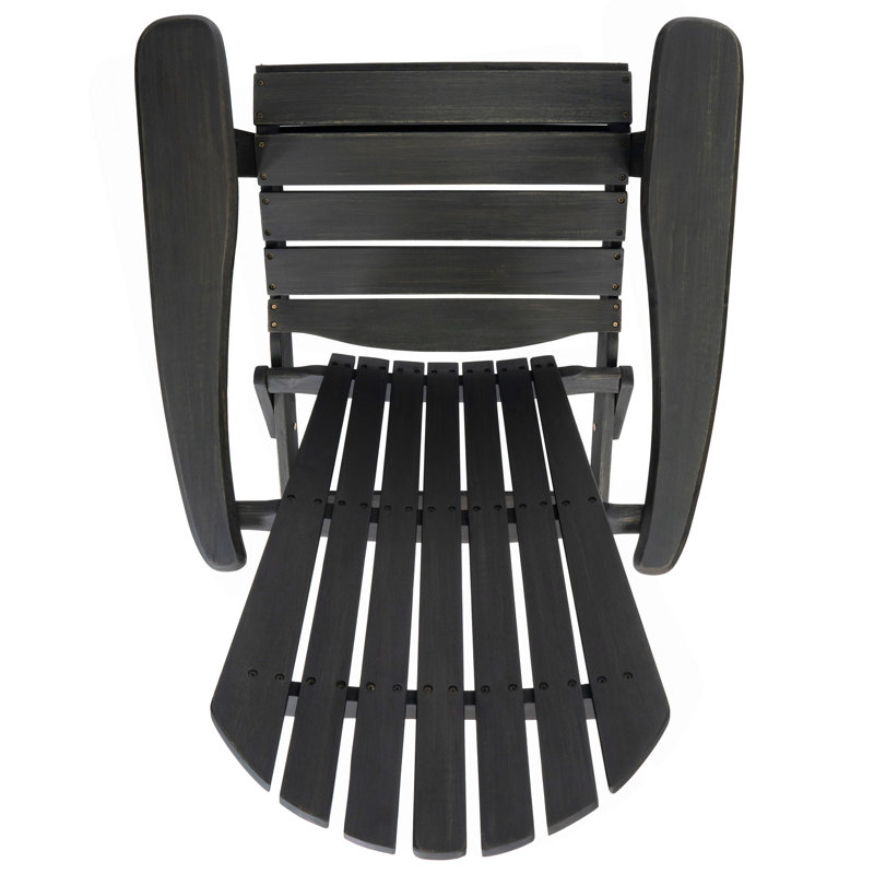 Chaise Adirondack de patio, Dark Gray