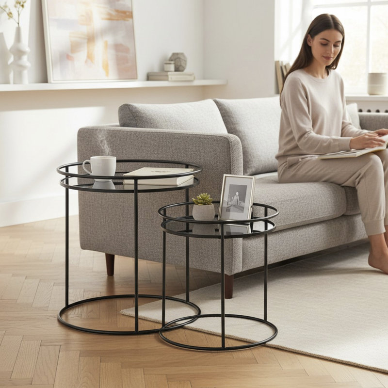 Auriyah 2 Piece Nest of Tables
