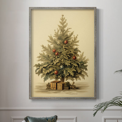«Christmas Holiday Art CDLxxxx», reproduction d'art encadrée - bois massif