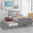 Twin Size Platform Bed With Trundle-167333992