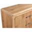 Mobilier de chambre à coucher en bois naturel avec commode à 6 tiroirs 1Pc