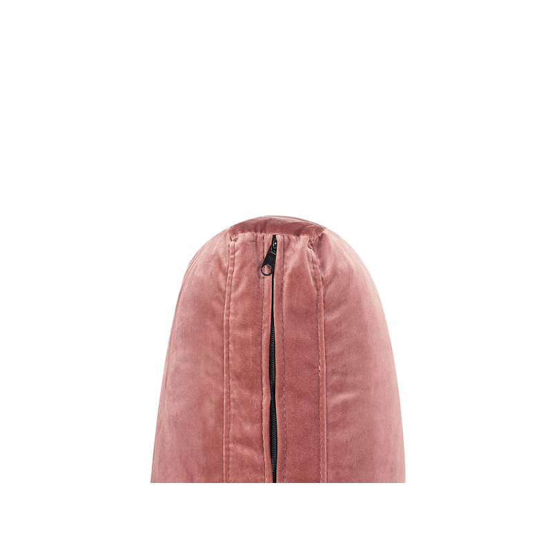 Millings Velvet Slipper Chair, Pink