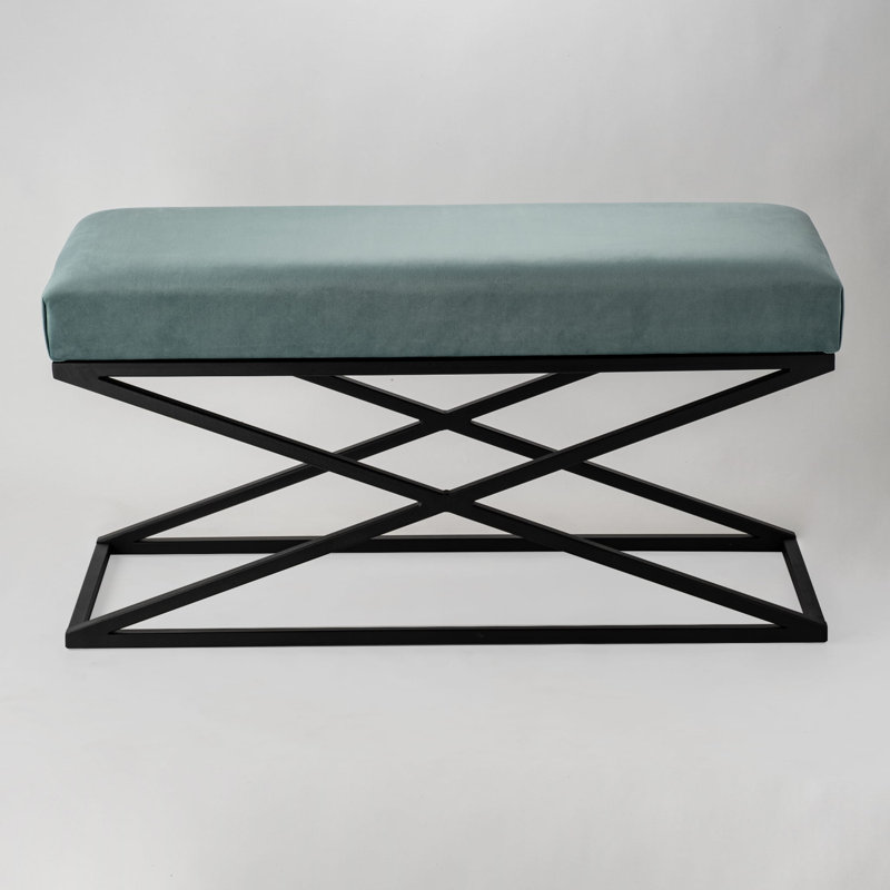 Esam Upholstered Bench, H45 x W45 x D40cm