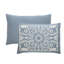 Ensemble de couvre-lit / couvre-lit à motif médaillon traditionnel en mélange de coton tissé léger Rio-916951706-916951717