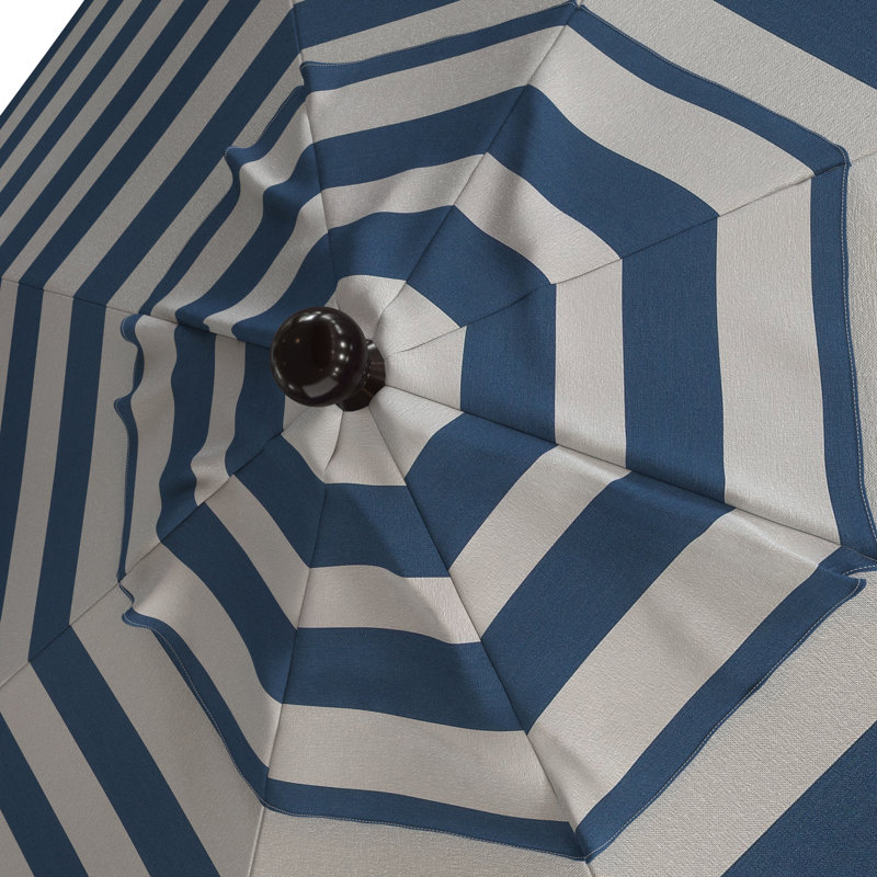 Parasol de marché 90 po Nikel, Sunbrella® régate Cabana