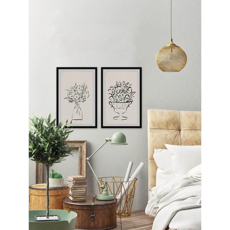 Diptyque fraîchement cueilli, H 12 po x l 8 po