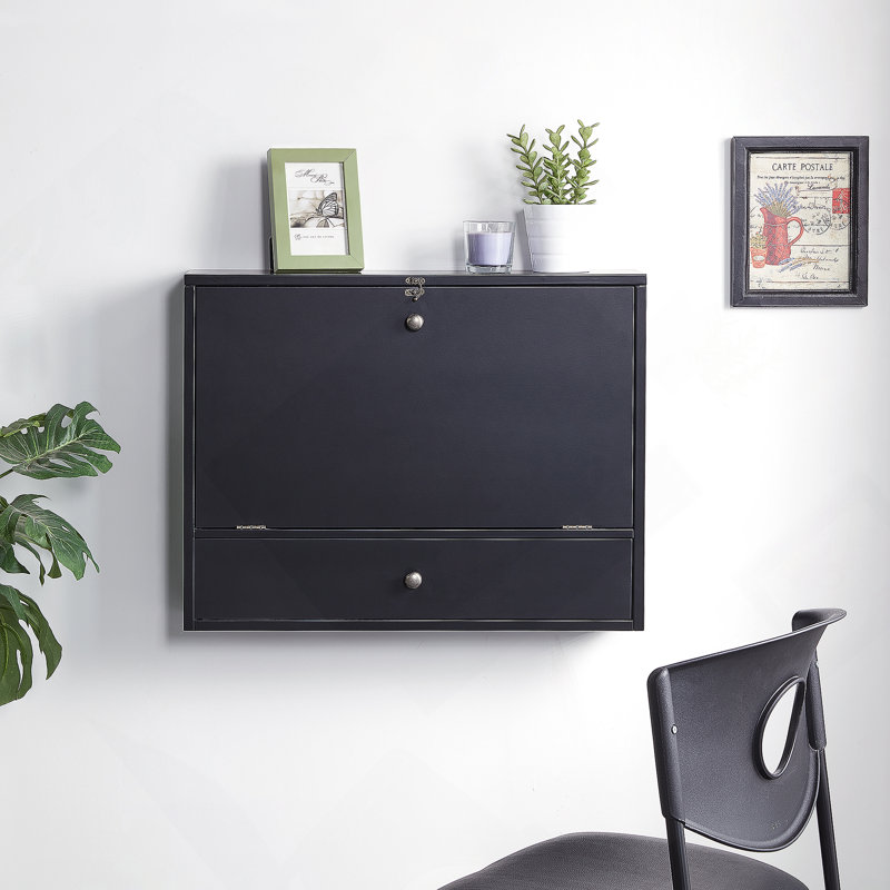 Bureau mural pour ordinateur portable