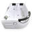  ELITE 71" x 47" 2-Person White Whirlpool Bathtub with Dual Pump