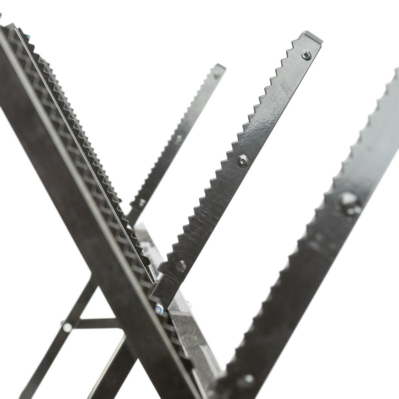 Harbour Housewares Iron Saw Horse - Folding Work Bench Stand