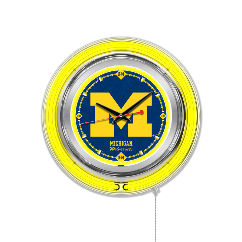 Horloge murale 15 po NCAA, Michigan