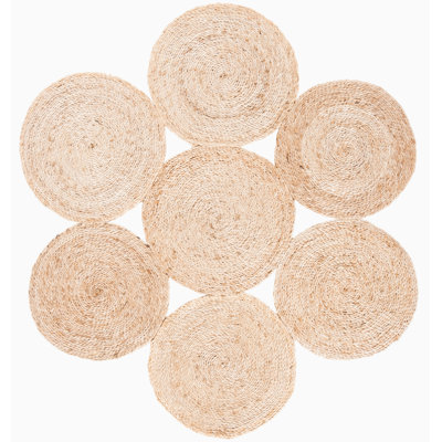 Tapis en jute tissé à la main en fibre naturelle