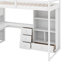Lit mezzanine simple avec bureau-422621748