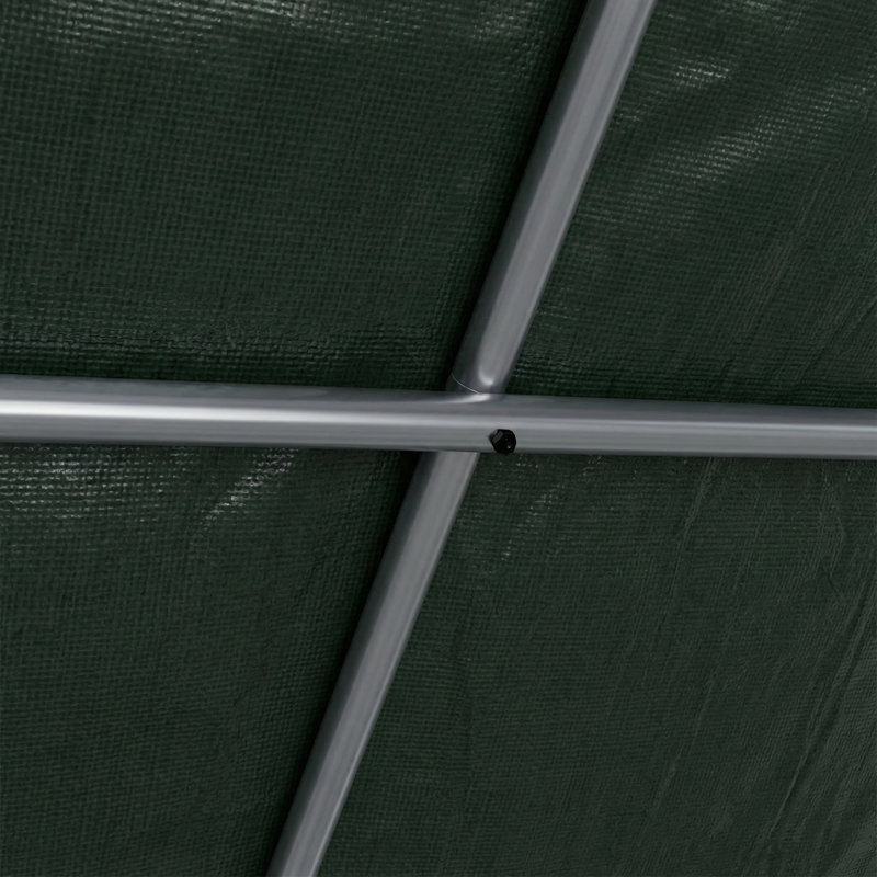 Abri pour bétail de 30,5 cm x 30,5 cm avec structure en acier, vert, Green