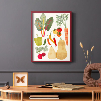 «Garden Offrant II», reproduction encadrée - bois massif
