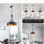 Lustre circulaire de style campagnard
