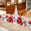 Guirlande de Noël 72 po en cèdre artificiel vert-blanc