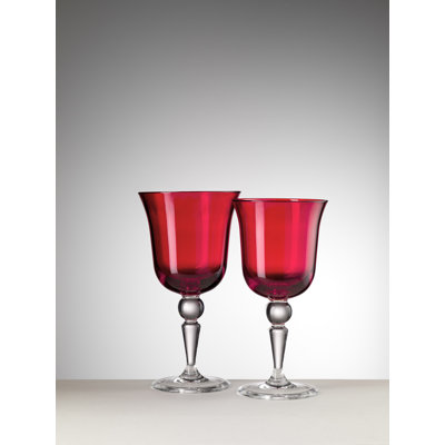 Verre à pied en acrylique St Moritz