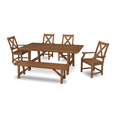 Braxton 6 - Person Patio Dining Set with Rectangular Table