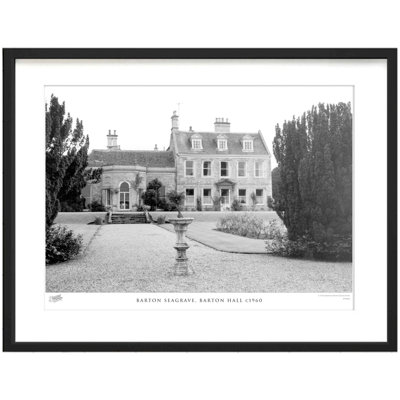 Barton Seagrave, Barton Hall C1960 by Francis Frith - Single Picture Frame Print