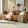 Theotis 84"W Chesterfield Button-Tufting Genuine Leather Sofa with Solid Wood Legs