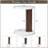 C-Shaped End Table Space-Saving Small Side Table for Couch Multi-Functional Sofa Table with Sturdy Durable Frame