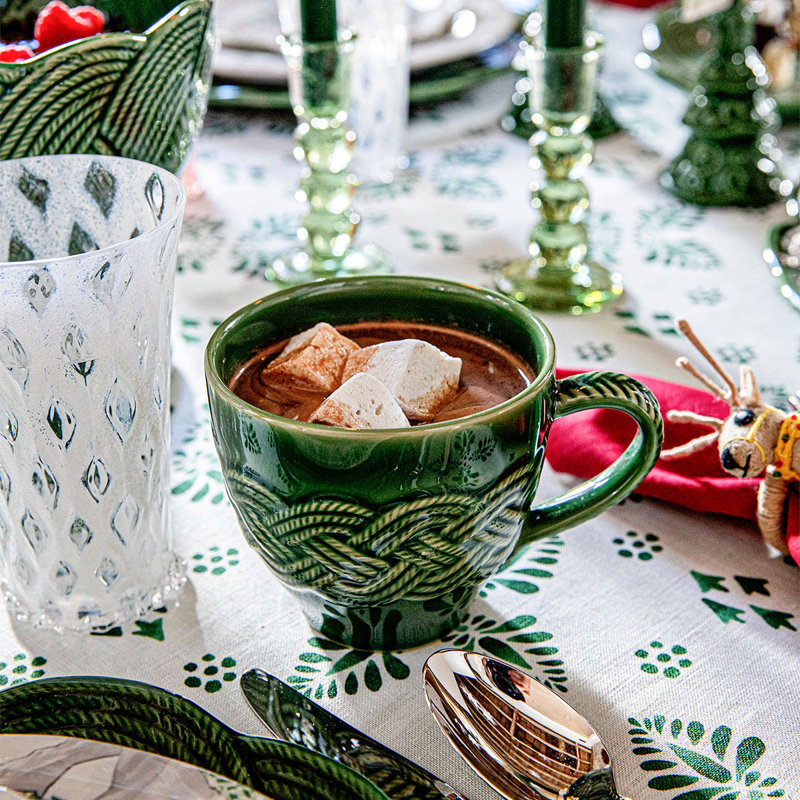 Le Panier Mystic Knot Mug, Green