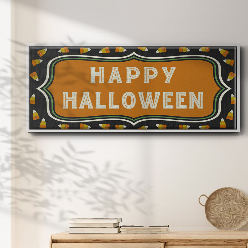 Happy Hallowween- Framed Canvas