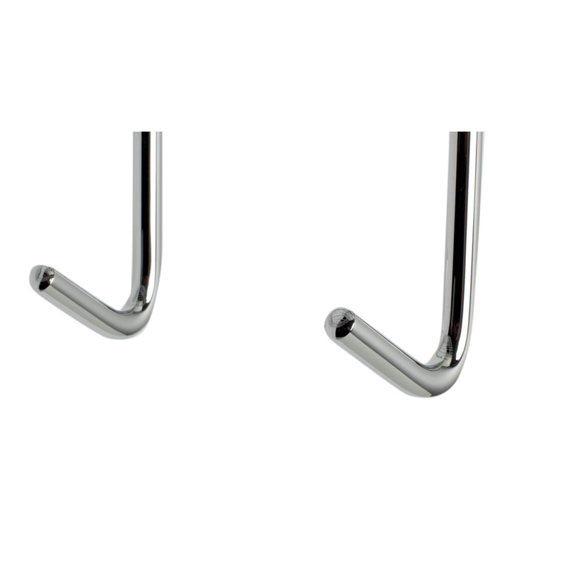 Polished Chrome Corner Mounted Double Basket Shower Shelf