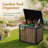 Walnut 35 Gallon Outdoor Deck Box