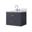 Meuble-lavabo simple l 24 po x P 18 po autoportant avec comptoir en acrylique et robinet-132398348