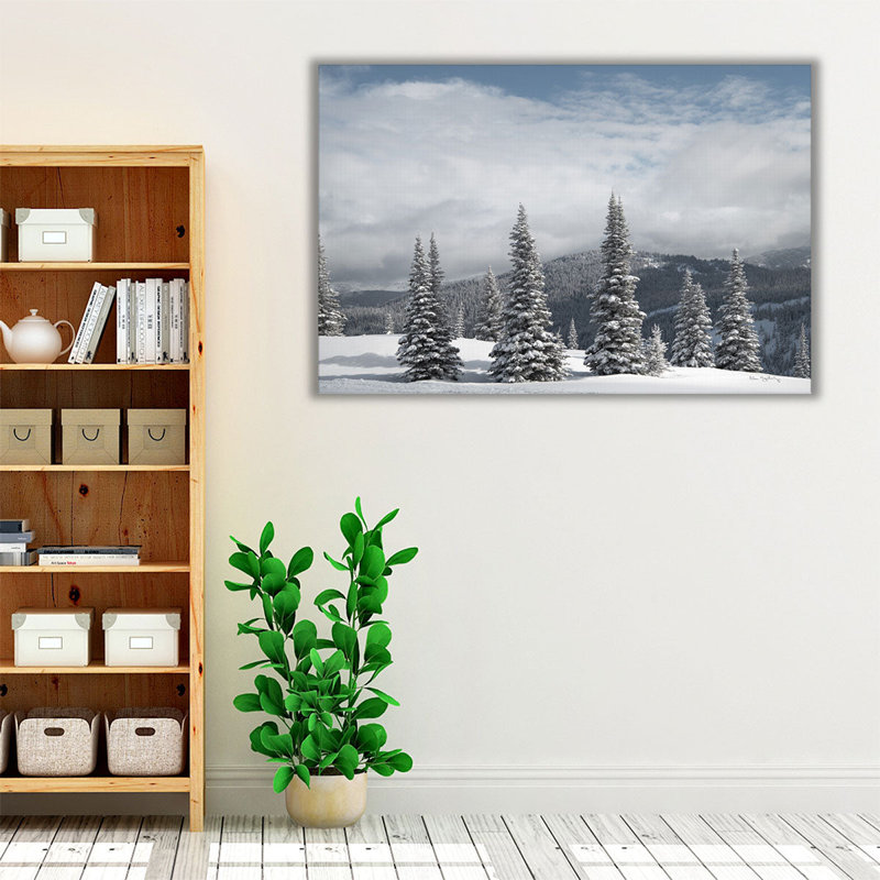 «North Cascades in Winter II», reproduction d'art sur toile, H 12 po x l 18 po