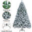 Annilee Unlit Flocked Artificial Christmas Tree-1692302615