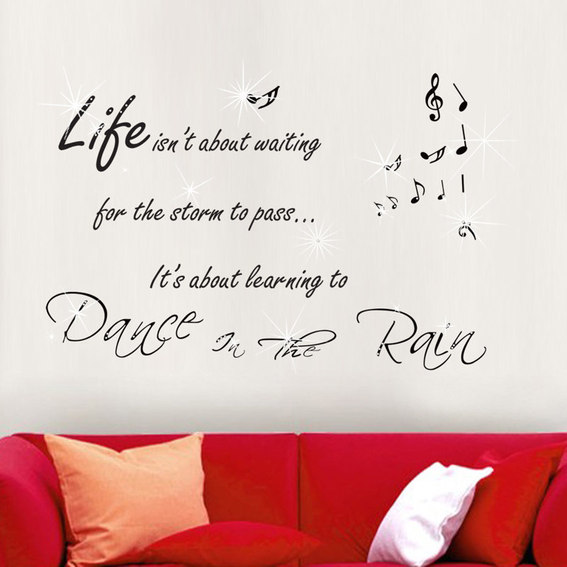 Text & Numbers Non-Wall Damaging Wall Decal