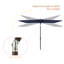 Parasol de marché rectangulaire 120 po x 78 po Dorelien-1399811958